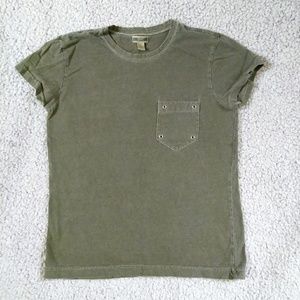 SOLD Vintage Gap Tee with Pocket and Grommets